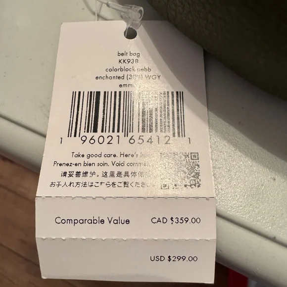 Kate Spade Olive Green Fanny Pack NWT - Picture 2 of 2